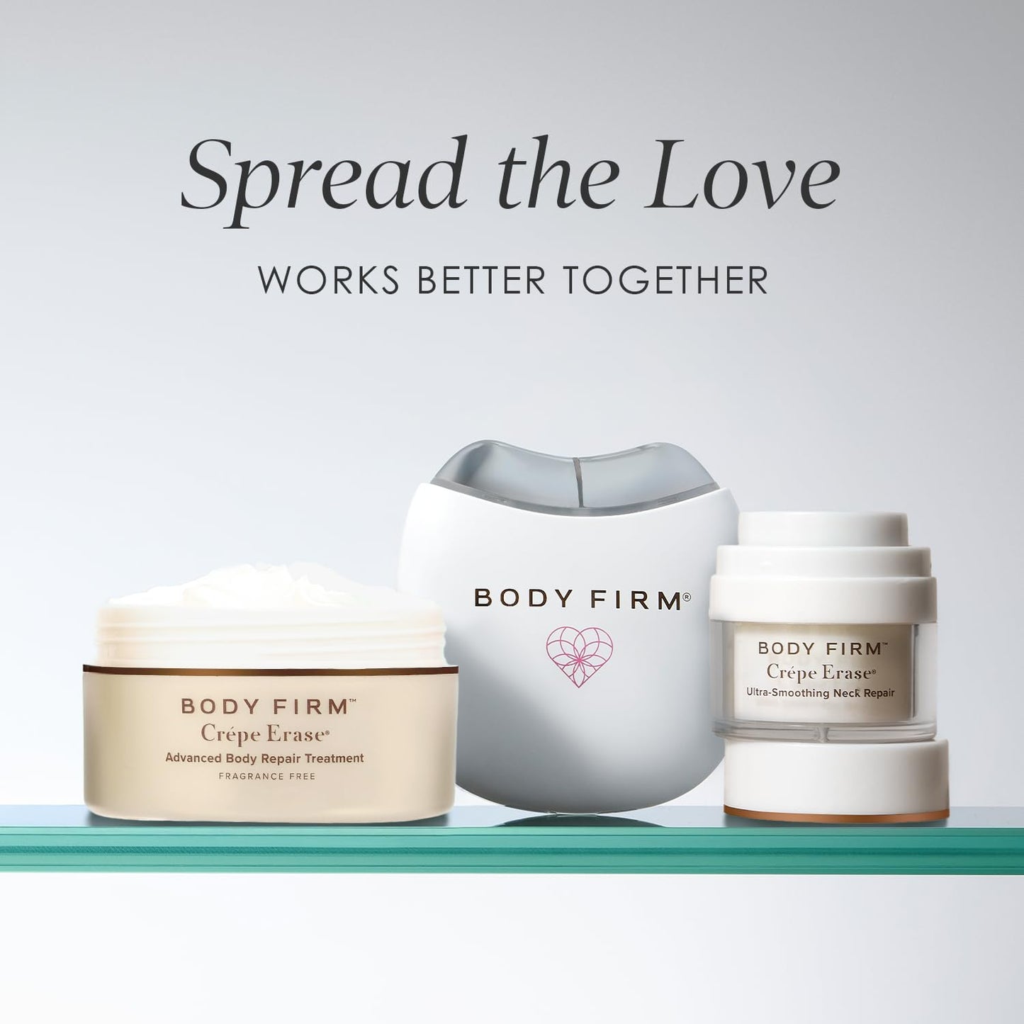 Body Firm Crepe Erase Skin Revitalizing Tool, Red Light Therapy Device, Lift & Smooth Body & Neck, Portable Handheld Heat & Vibration Beauty Tool for Skin Care Absorption & Body Repair