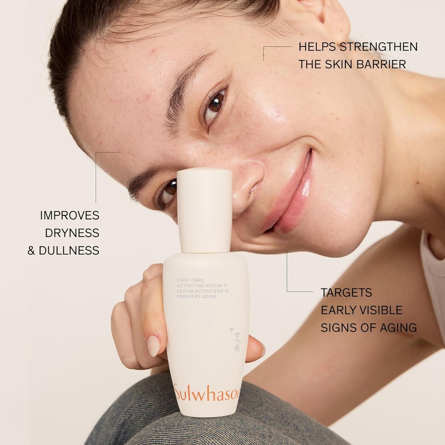 Sulwhasoo First Care Activating Serum – Targets Visible Fine Lines, Dryness & Dullness | Preventative Anti-Aging Serum with 500-Hour Aged Ginseng, Korean Herb Extract & Vitamin C | Korean Skincare